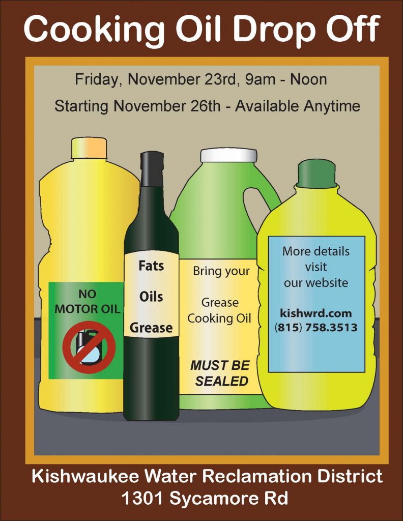 Used Cooking Oil & Grease Drop Off