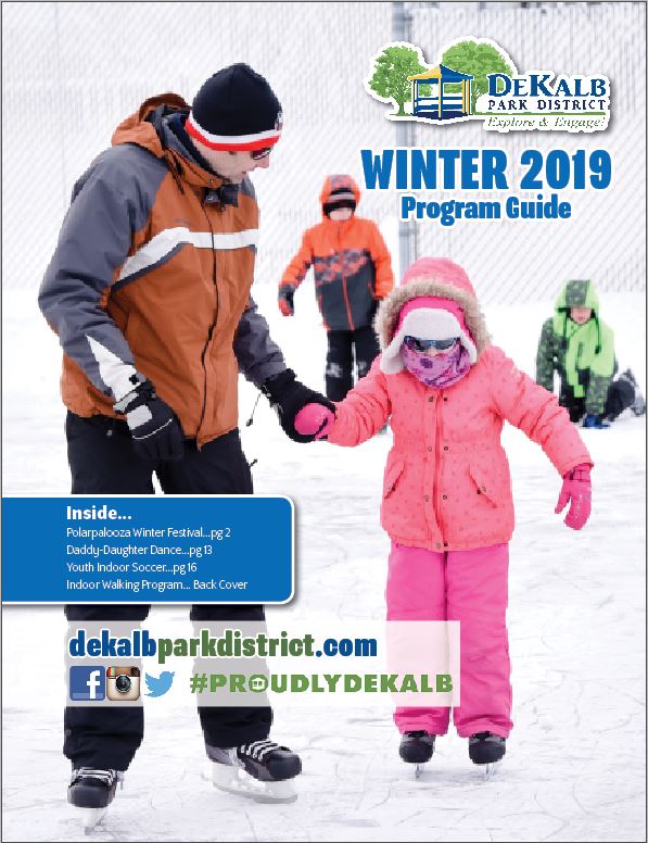 dekalb, park district, winter, programs, kids