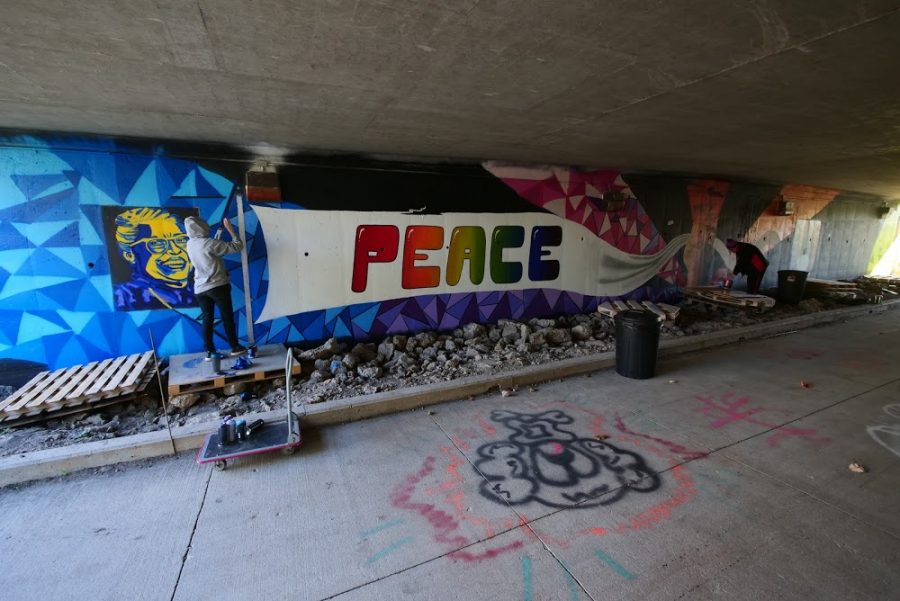 Student And Local Artists Forge A Mural Of Unity