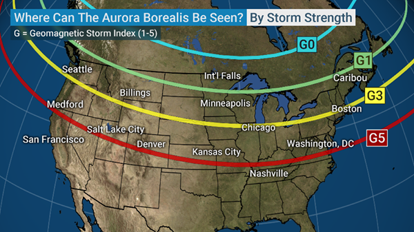 First Possible Sighting of the Aurora Borealis in Northern Illinois