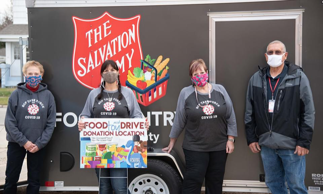 Stage Coach Food Drive/Fabric Giveaway