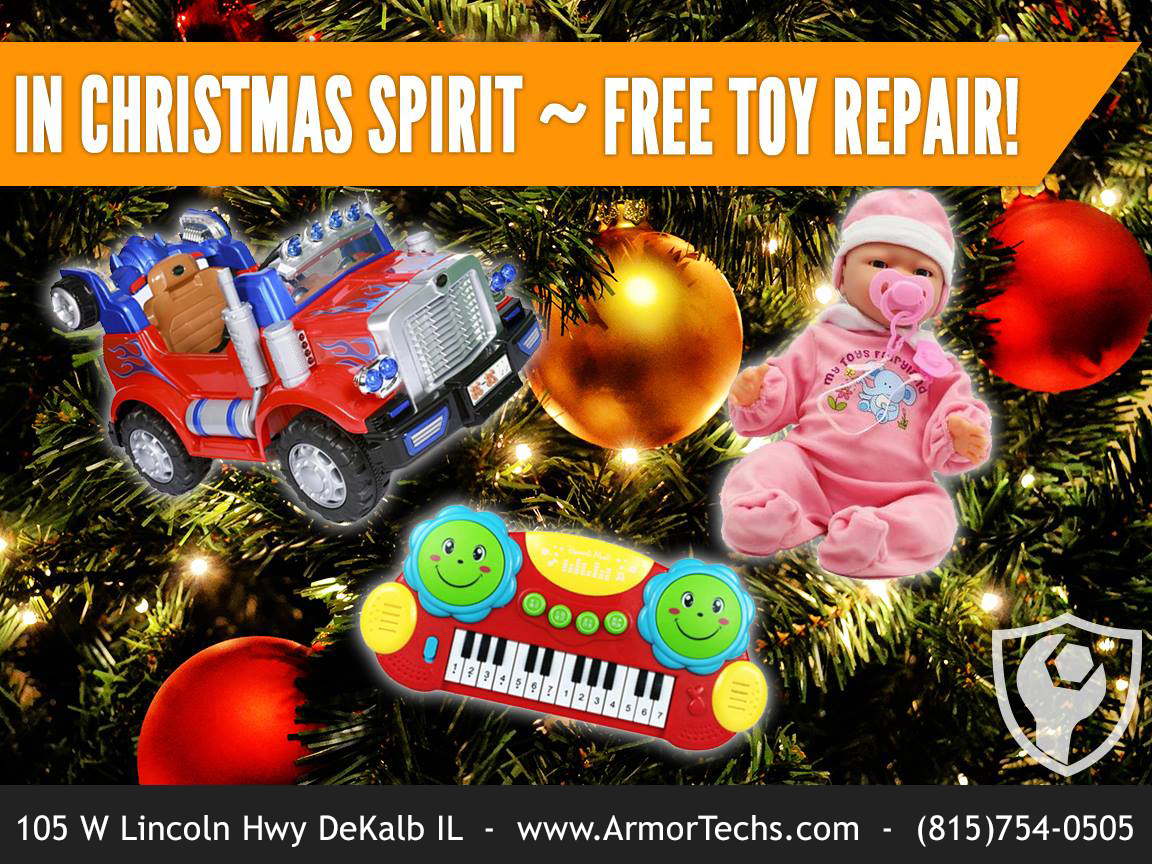 Free toy repair at Armor
