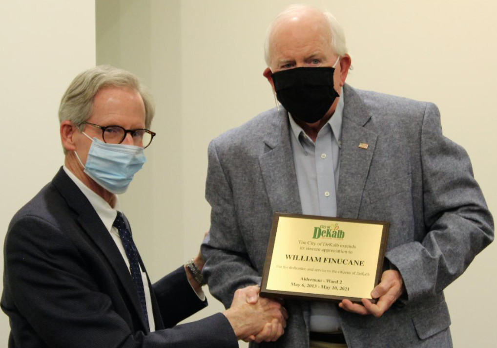 Mayor, Senior Alderman Say Farewell